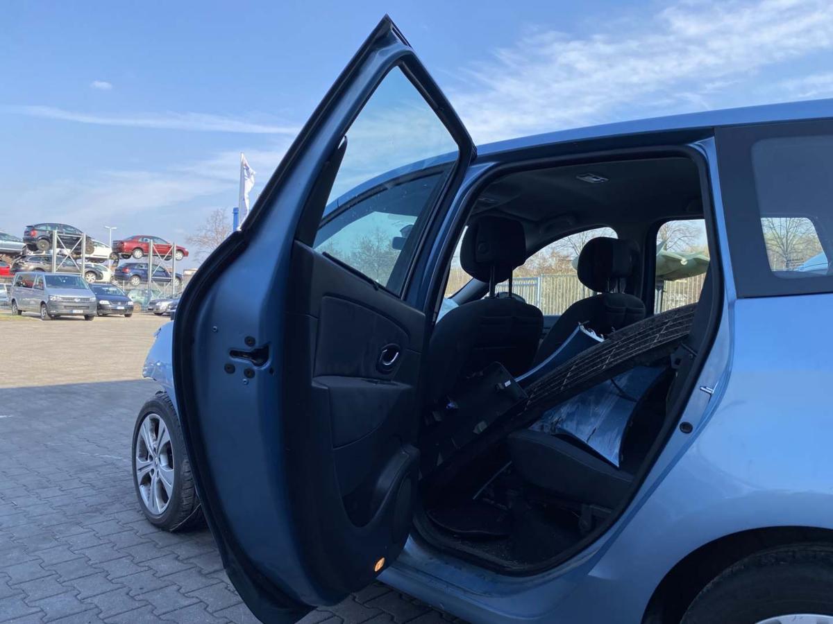 Renault Grand Scenic 3 original T&uuml;r hinten links Terpa Hellblaumetallic Rohbau Bj.2011